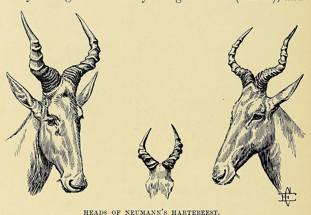 An illustration from On safari : big game hunting in British East Africa with studies in bird-life, 1908, leaf 66
