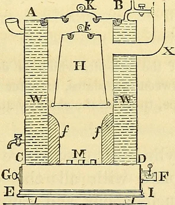 An illustration from On the smokeless fire-place : chimney-valves, and other means, old and new, of obtaining healthful warmth and ventilation, 1855, leaf 164