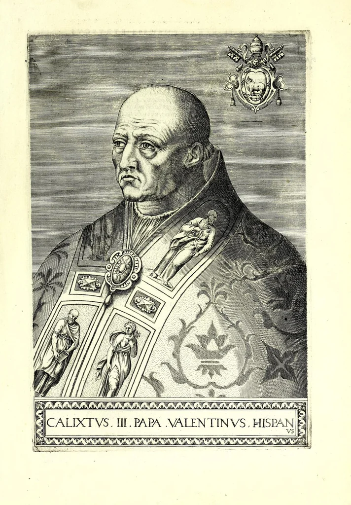 An illustration from Onvphrii Panvinii veronensis, fratris Eremitae Augustiniani, XXVII. pontificvm maximorvm elogia et imagines : accuratissime ad uiuum aeneis typeis delineatae, 1568, leaf 31