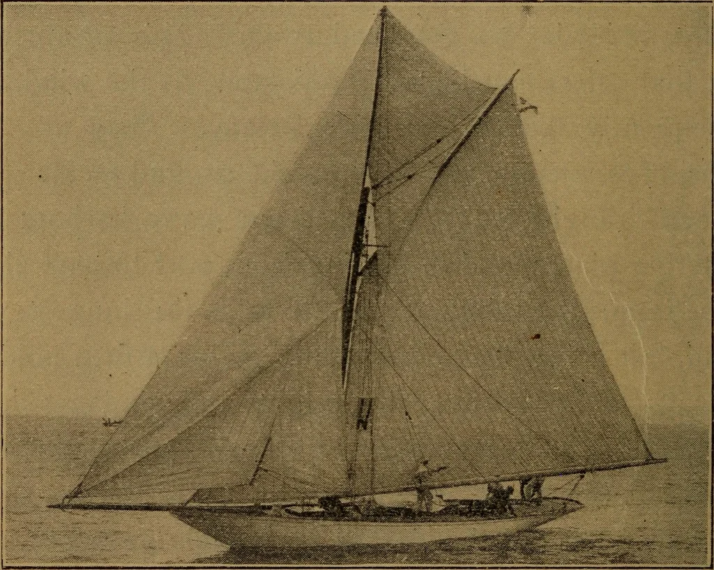 An illustration from On yachts and yacht handling, 1901, leaf 49
