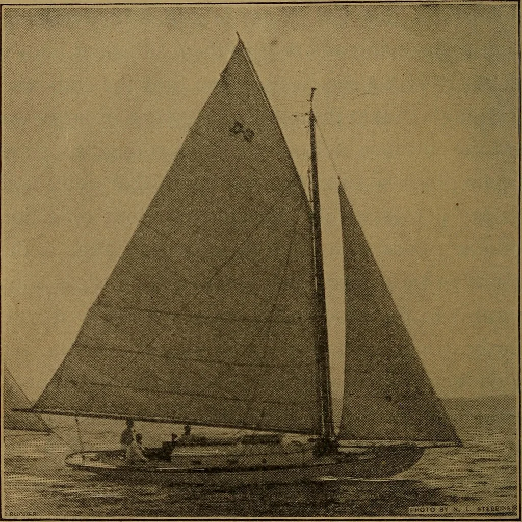 An illustration from On yachts and yacht handling, 1901, leaf 53