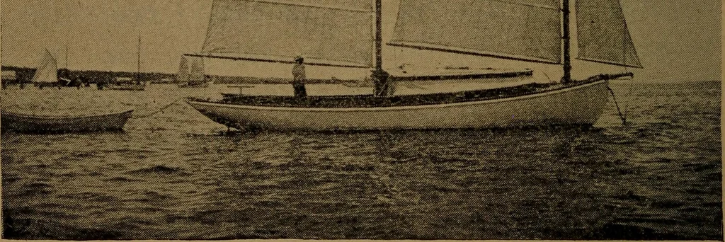 An illustration from On yachts and yacht handling, 1901, leaf 59