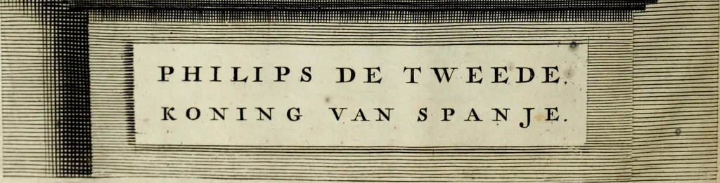 An illustration from Oorsprongk, Begin, en Vervolgh der Nederlandsche Oorlogen, beroerten, en Borgerlyke Oneenigheden : beginnende met d'opdracht der selve Landen, gedaen by Keyser Karel den Vijfden, aen sijnen Soon Konink Philippus van Spanjen, en eindigende met het einde van 't jaer M D C, 1679, leaf 41