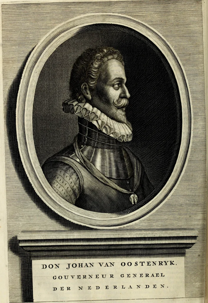 An illustration from Oorsprongk, Begin, en Vervolgh der Nederlandsche Oorlogen, beroerten, en Borgerlyke Oneenigheden : beginnende met d'opdracht der selve Landen, gedaen by Keyser Karel den Vijfden, aen sijnen Soon Konink Philippus van Spanjen, en eindigende met het einde van 't jaer M D C, 1679, leaf 849