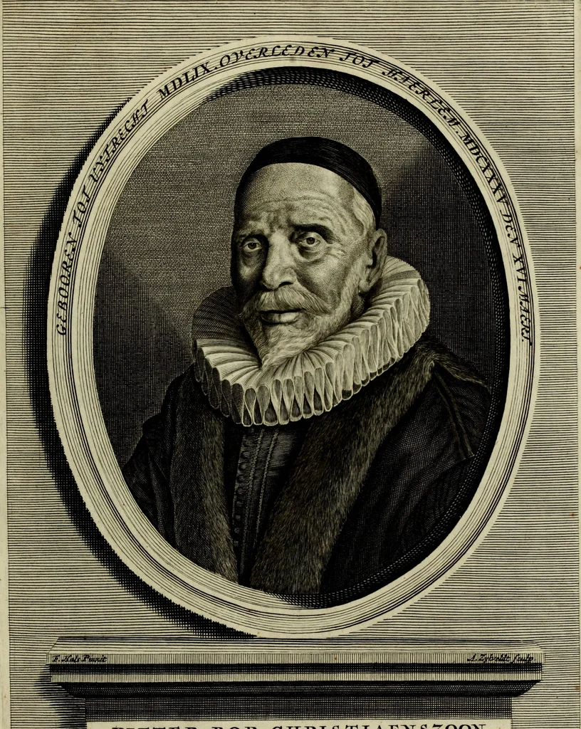 An illustration from Oorsprongk, Begin, en Vervolgh der Nederlandsche Oorlogen, beroerten, en Borgerlyke Oneenigheden : beginnende met d'opdracht der selve Landen, gedaen by Keyser Karel den Vijfden, aen sijnen Soon Konink Philippus van Spanjen, en eindigende met het einde van 't jaer M D C, 1679, leaf 16