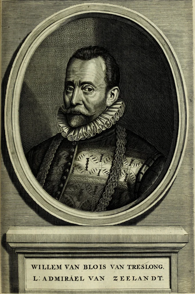 An illustration from Oorsprongk, Begin, en Vervolgh der Nederlandsche Oorlogen, beroerten, en Borgerlyke Oneenigheden : beginnende met d'opdracht der selve Landen, gedaen by Keyser Karel den Vijfden, aen sijnen Soon Konink Philippus van Spanjen, en eindigende met het einde van 't jaer M D C, 1679, leaf 619