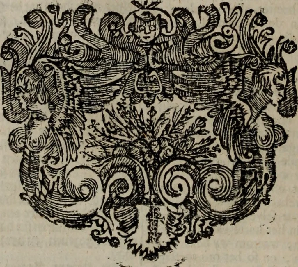 An illustration from Oorsprongk, Begin, en Vervolgh der Nederlandsche Oorlogen, beroerten, en Borgerlyke Oneenigheden : beginnende met d'opdracht der selve Landen, gedaen by Keyser Karel den Vijfden, aen sijnen Soon Konink Philippus van Spanjen, en eindigende met het einde van 't jaer M D C, 1679, leaf 451