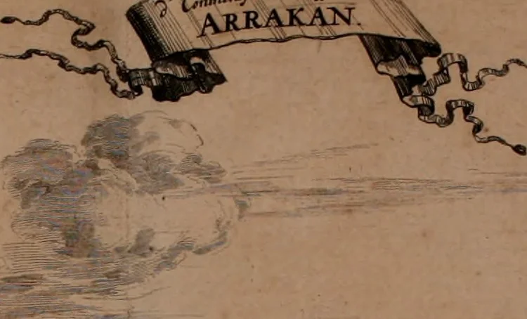 An illustration from Oost-Indische voyagie; vervattende veel voorname voorvallen en ongemeene oreemde geschiedenissen, bloedige zee- en landtgevechten tegen de Portugeesen en Makassaren .., 1676, leaf 199