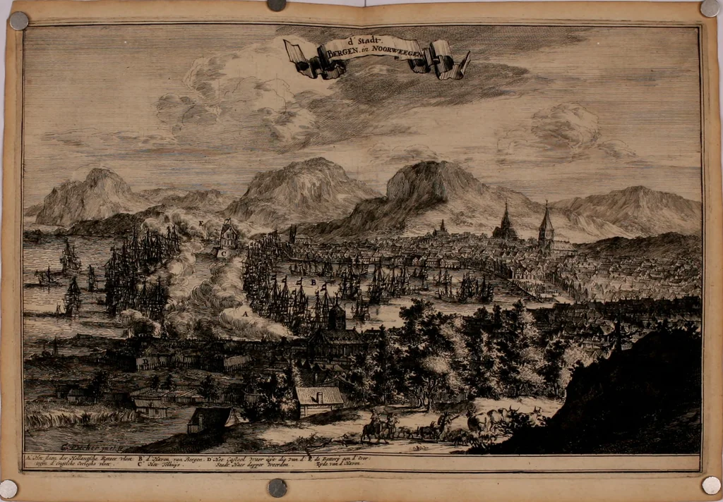 An illustration from Oost-Indische voyagie; vervattende veel voorname voorvallen en ongemeene oreemde geschiedenissen, bloedige zee- en landtgevechten tegen de Portugeesen en Makassaren .., 1676, leaf 665