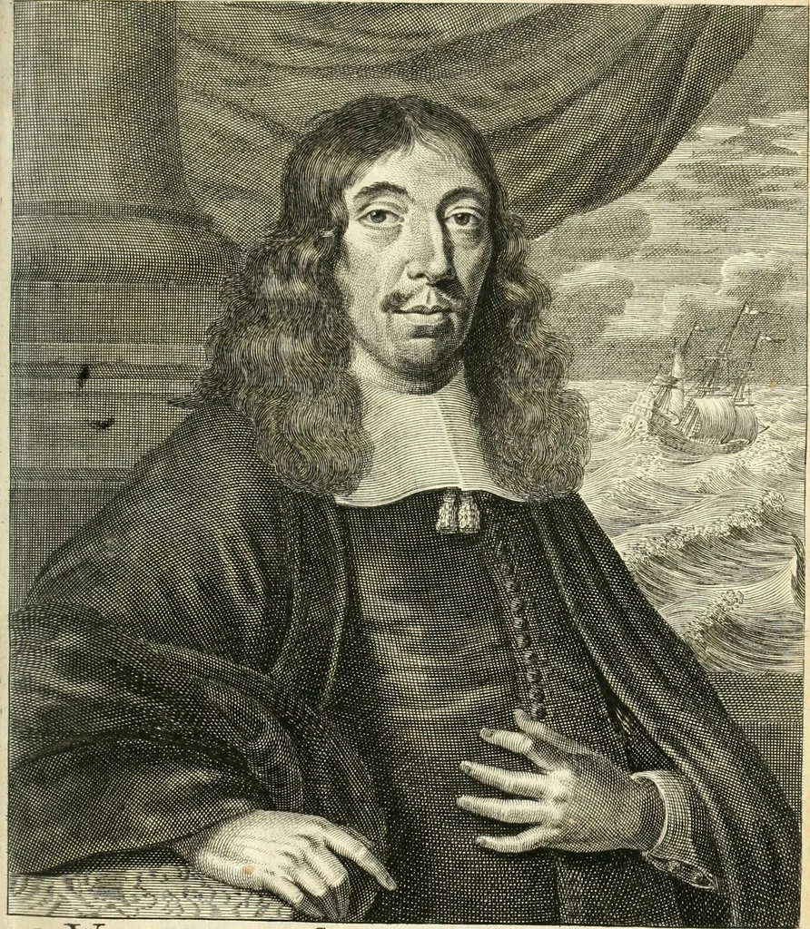 An illustration from Oost-Indische voyagie; vervattende veel voorname voorvallen en ongemeene oreemde geschiedenissen, bloedige zee- en landtgevechten tegen de Portugeesen en Makassaren .., 1676, leaf 8