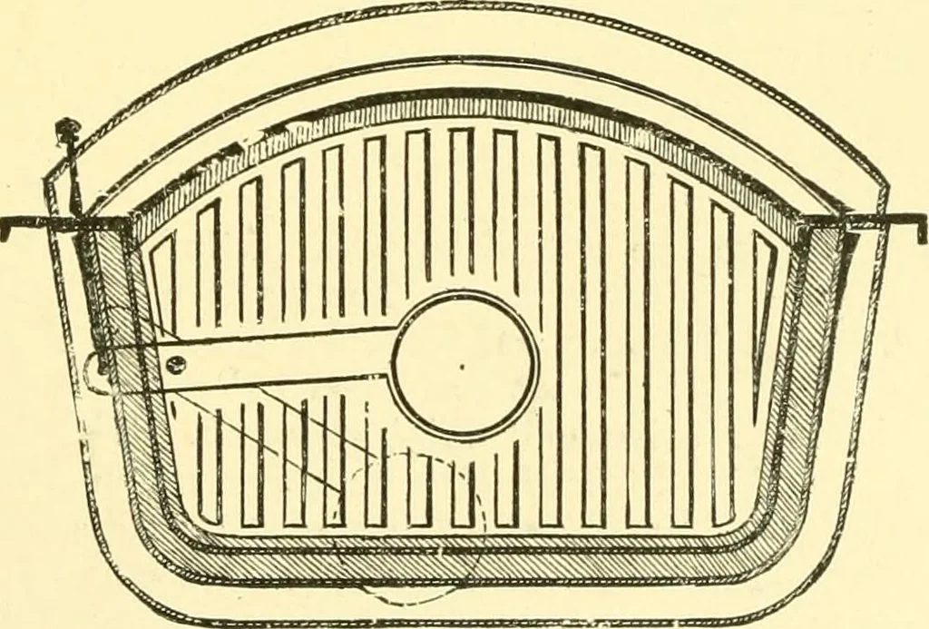 An illustration from The open fireplace in all ages, 1886, leaf 112