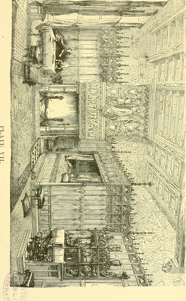 An illustration from The open fireplace in all ages, 1886, leaf 124