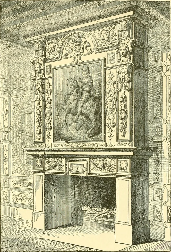 An illustration from The open fireplace in all ages, 1886, leaf 140