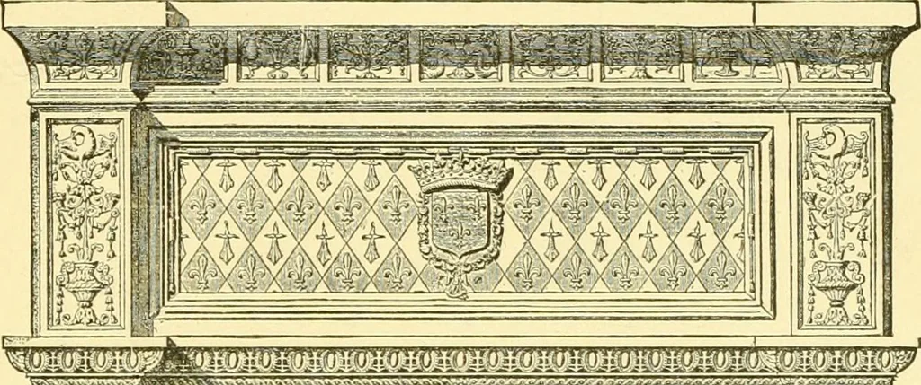 An illustration from The open fireplace in all ages, 1886, leaf 146