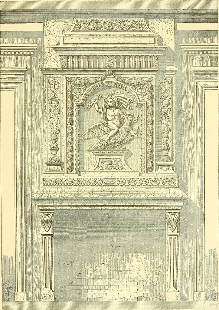 An illustration from The open fireplace in all ages, 1886, leaf 154