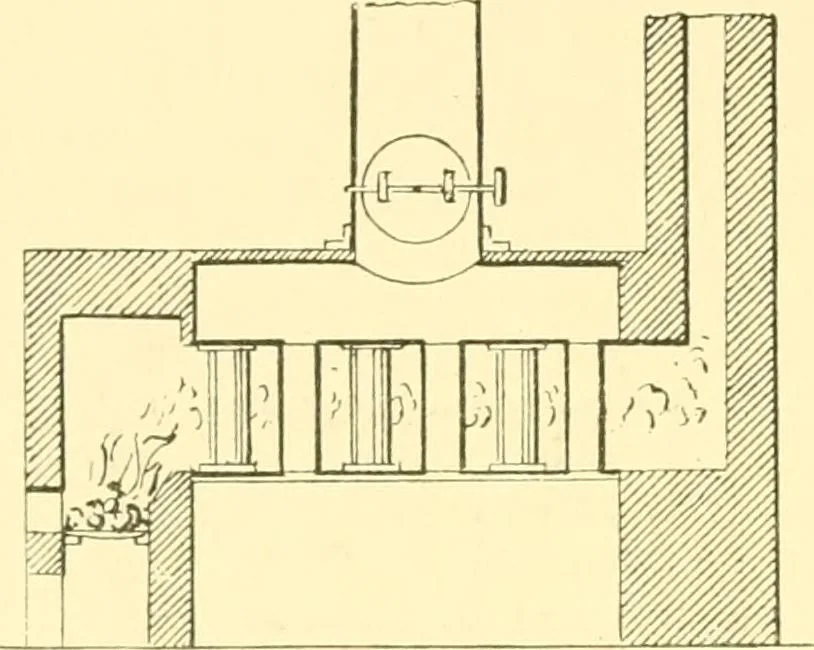 An illustration from The open fireplace in all ages, 1886, leaf 183