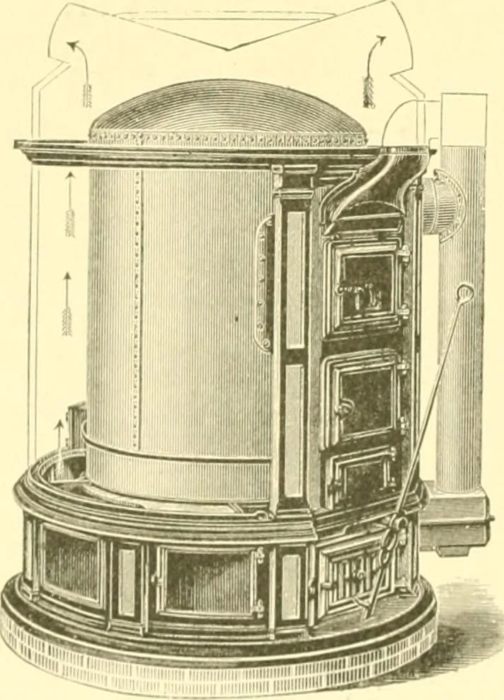 An illustration from The open fireplace in all ages, 1886, leaf 183