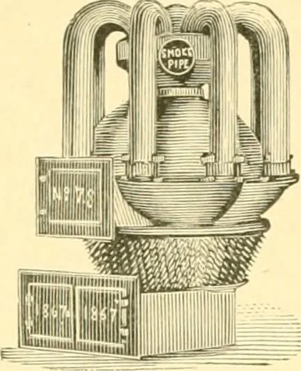 An illustration from The open fireplace in all ages, 1886, leaf 191