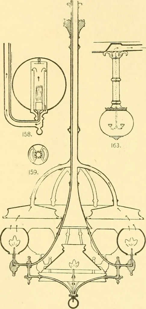 An illustration from The open fireplace in all ages, 1886, leaf 214