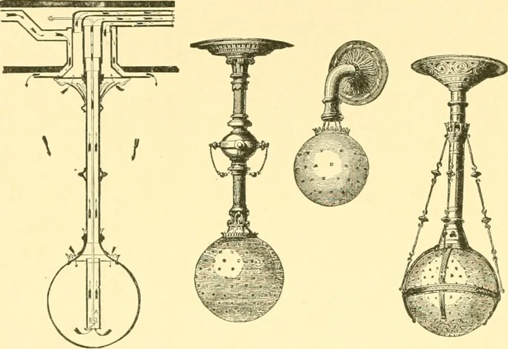 An illustration from The open fireplace in all ages, 1886, leaf 217