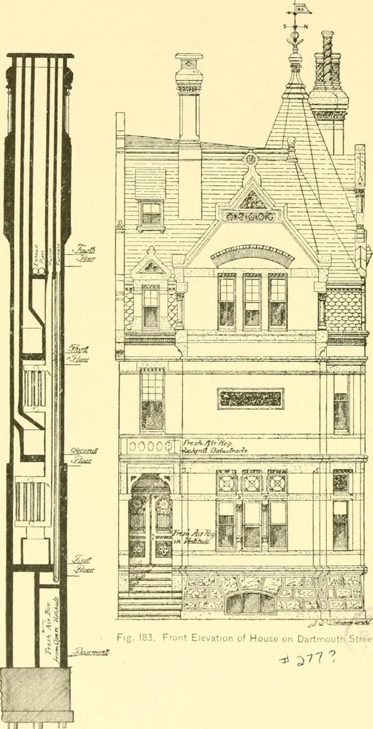 An illustration from The open fireplace in all ages, 1886, leaf 225