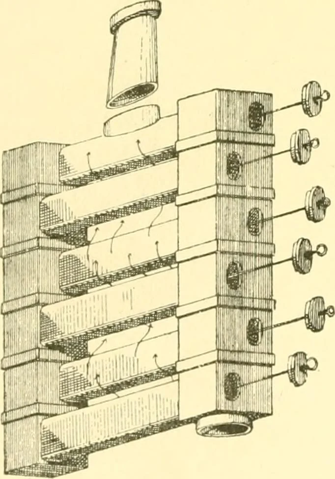 An illustration from The open fireplace in all ages, 1886, leaf 227
