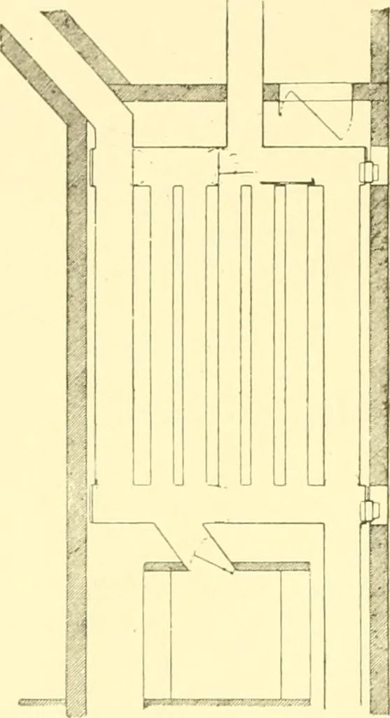 An illustration from The open fireplace in all ages, 1886, leaf 235
