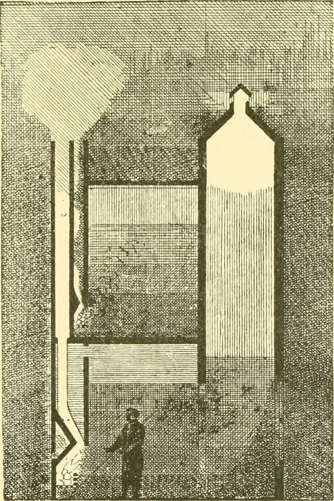 An illustration from The open fireplace in all ages, 1886, leaf 258