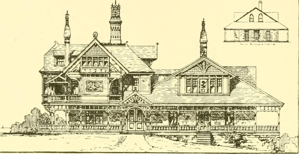 An illustration from The open fireplace in all ages, 1886, leaf 271