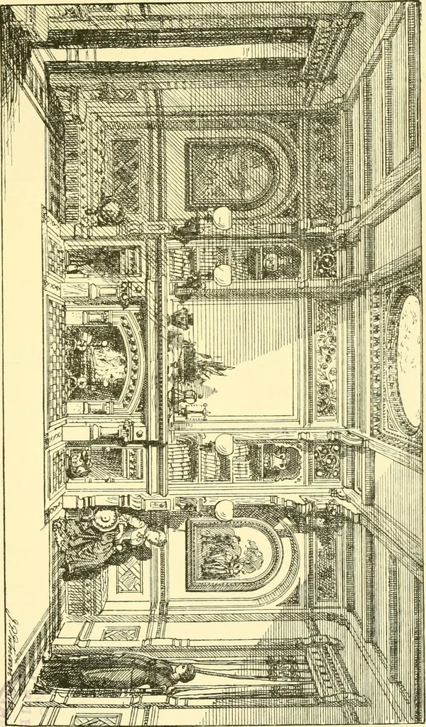 An illustration from The open fireplace in all ages, 1886, leaf 288