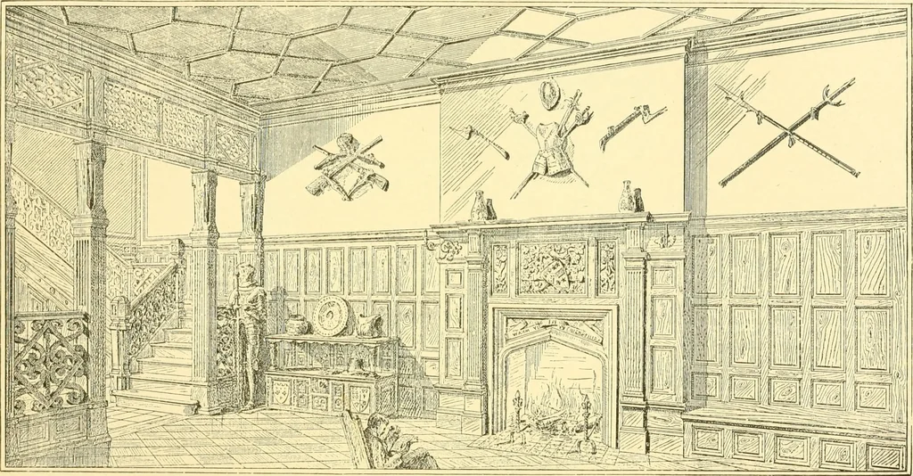 An illustration from The open fireplace in all ages, 1886, leaf 306