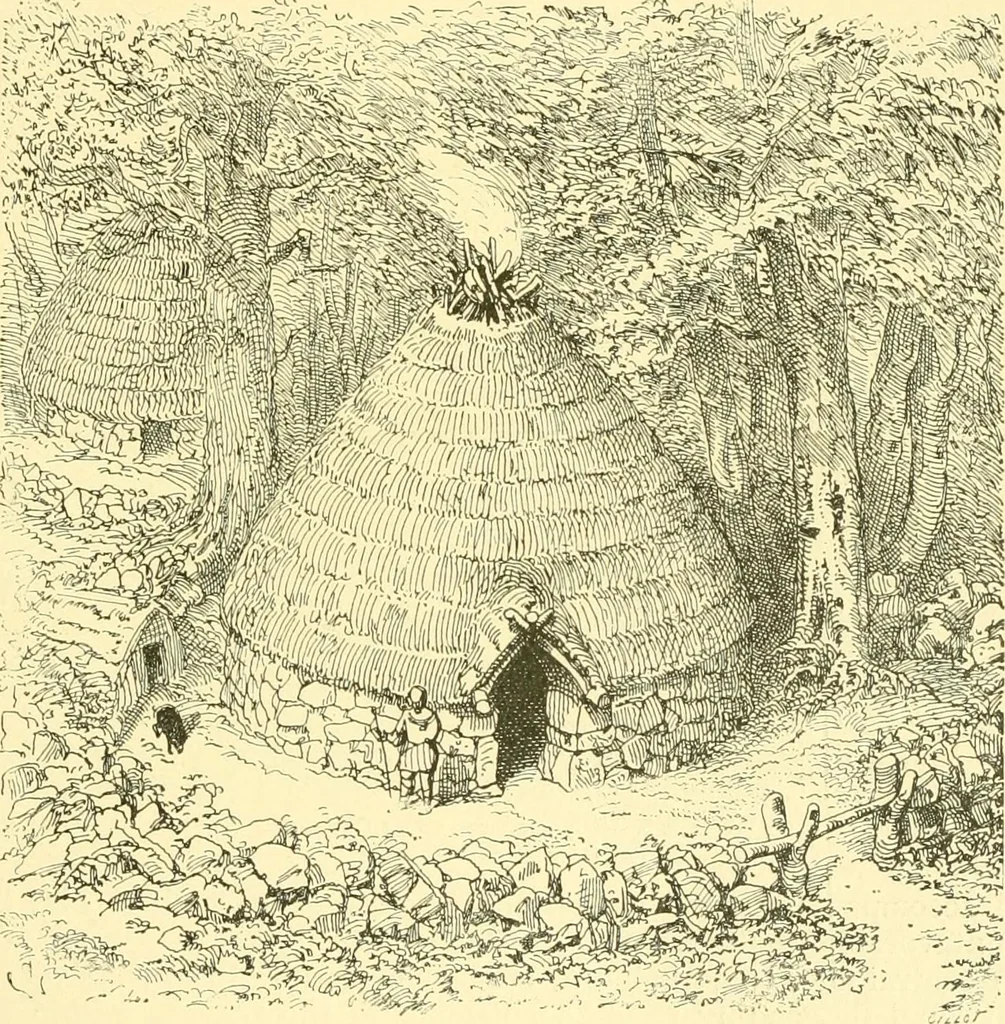 An illustration from The open fireplace in all ages, 1886, leaf 46