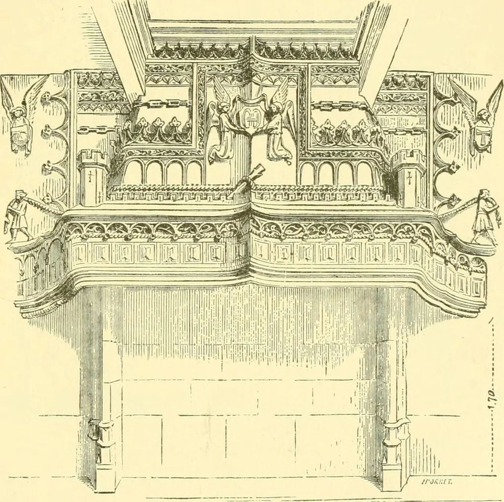 An illustration from The open fireplace in all ages, 1886, leaf 60