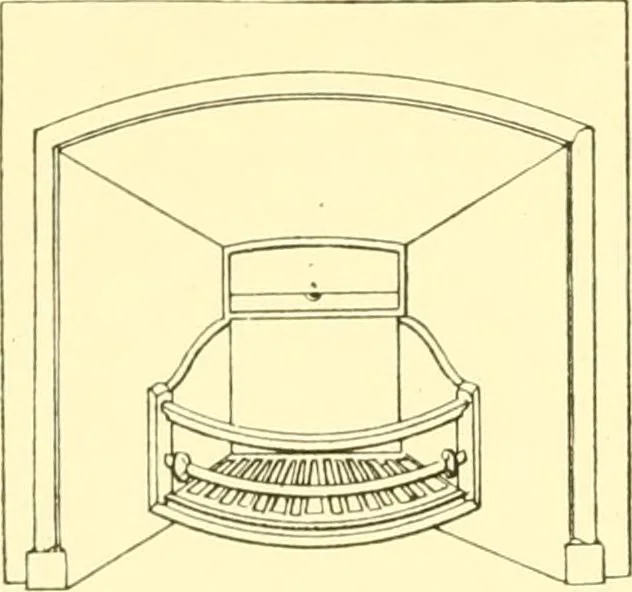 An illustration from The open fireplace in all ages, 1886, leaf 79
