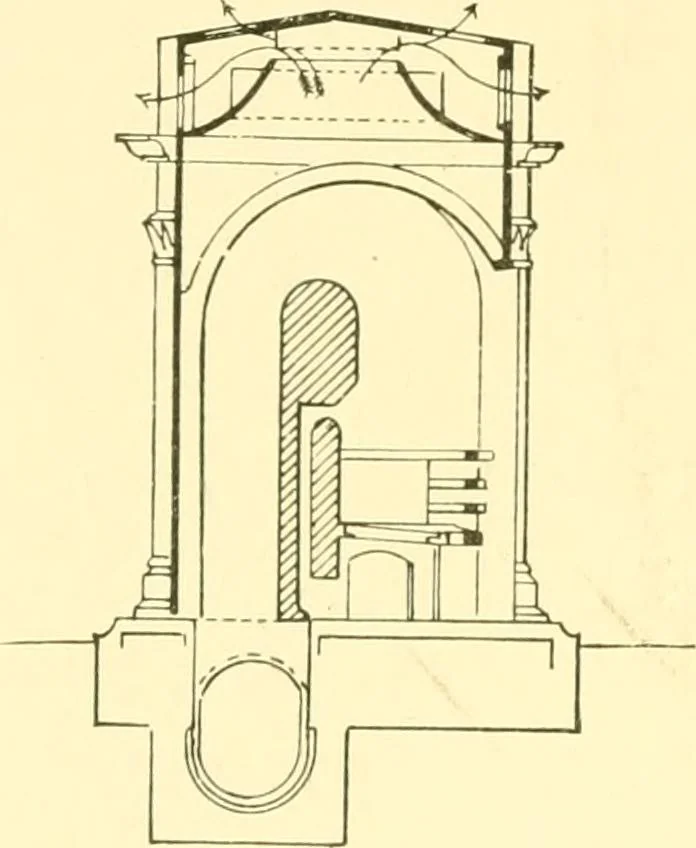 An illustration from The open fireplace in all ages, 1886, leaf 83