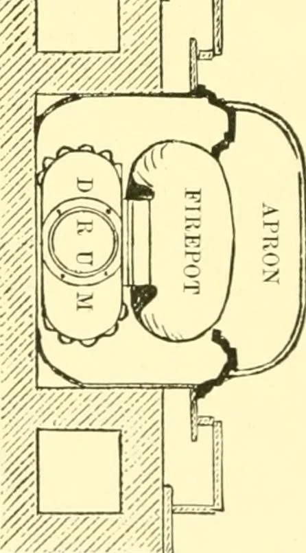 An illustration from The open fireplace in all ages, 1886, leaf 99
