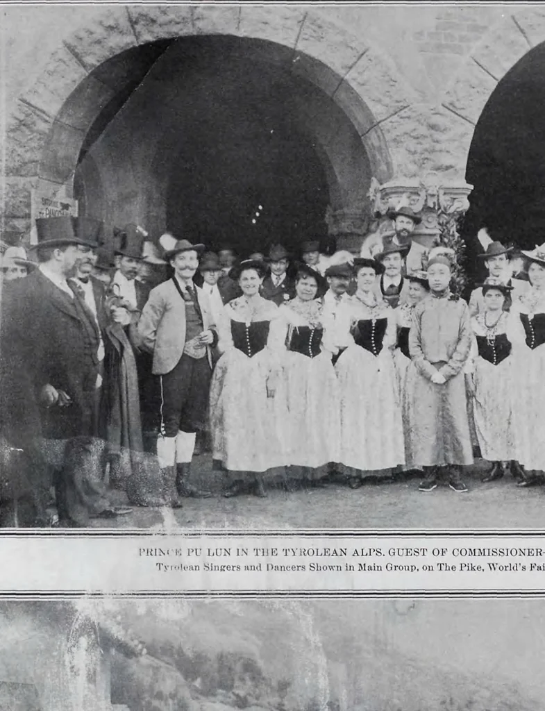 An illustration from The opening ceremonies of the Louisiana Purchase Exposition, St. Louis, U.S.A. April, 30th 1904. : The addresses by prominent personages ..., 1904, leaf 59
