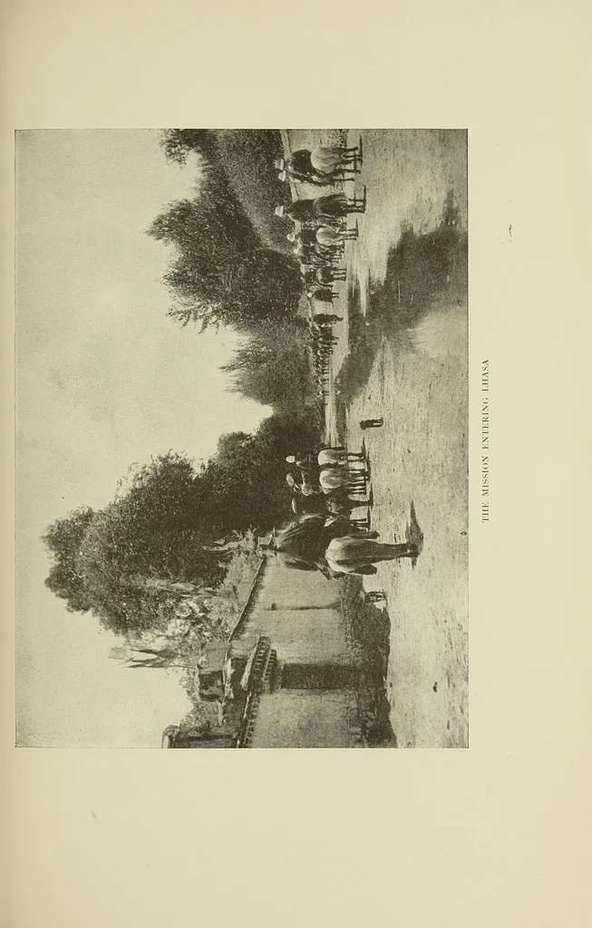 An illustration from The opening of Tibet : an account of Lhasa and the country and people of central Tibet and of the progress of the mission sent there by the English government in the year 1903-4, 1905, leaf 483