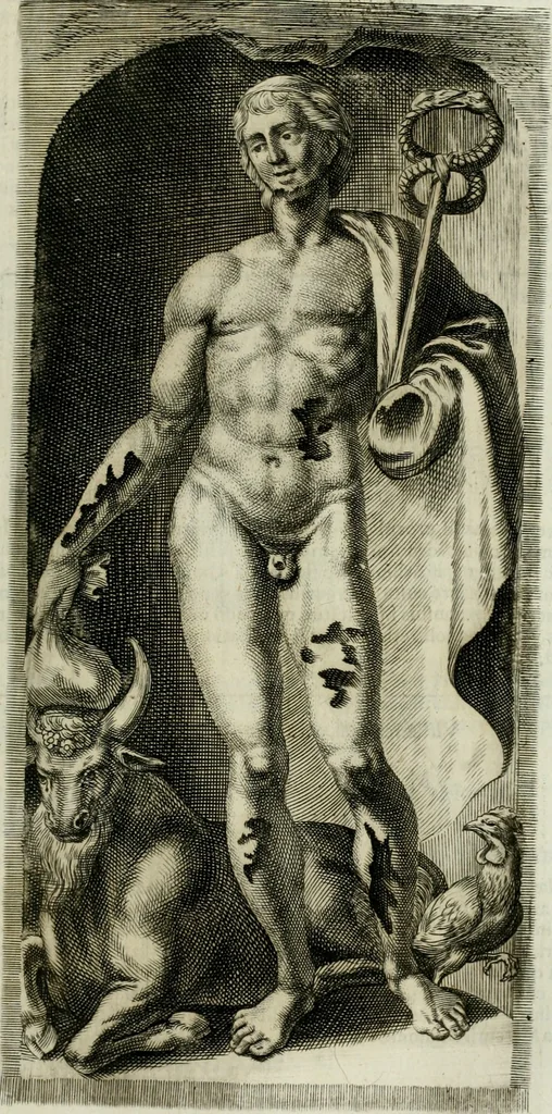 An illustration from Opera historica et philologica, sacra et profana. In quibus historia Boica, res augustanae, conversio & passio ss. martyrum Afrae, Hilariae, Dignae [et al.] ... continentur, 1682, leaf 502