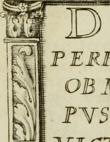 An illustration from Opera historica et philologica, sacra et profana. In quibus historia Boica, res augustanae, conversio & passio ss. martyrum Afrae, Hilariae, Dignae [et al.] ... continentur, 1682, leaf 514