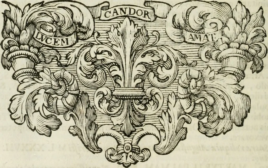 An illustration from Opera historica et philologica, sacra et profana. In quibus historia Boica, res augustanae, conversio & passio ss. martyrum Afrae, Hilariae, Dignae [et al.] ... continentur, 1682, leaf 611