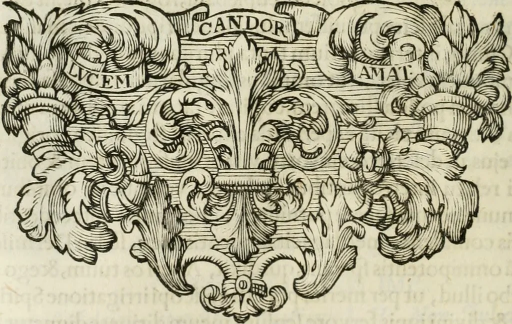 An illustration from Opera historica et philologica, sacra et profana. In quibus historia Boica, res augustanae, conversio & passio ss. martyrum Afrae, Hilariae, Dignae [et al.] ... continentur, 1682, leaf 651