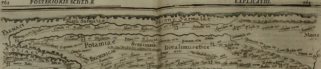 An illustration from Opera historica et philologica, sacra et profana. In quibus historia Boica, res augustanae, conversio & passio ss. martyrum Afrae, Hilariae, Dignae [et al.] ... continentur, 1682, leaf 897