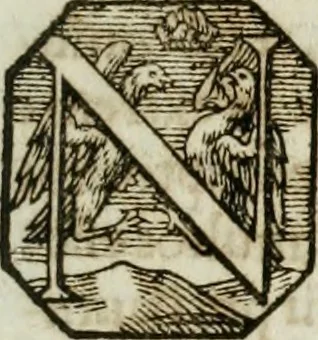 An illustration from Opera historica et philologica, sacra et profana. In quibus historia Boica, res augustanae, conversio & passio ss. martyrum Afrae, Hilariae, Dignae [et al.] ... continentur, 1682, leaf 950