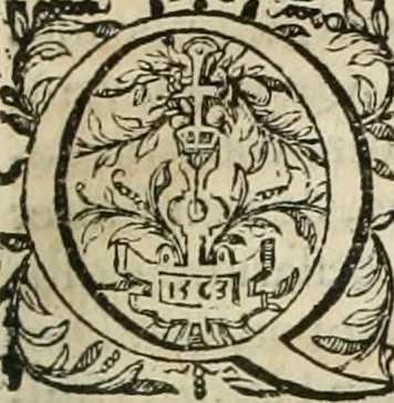 An illustration from Opera Ioan. Goropii Becani, hactenus in lucum non edita: nempe, Hermathena, Heiroglyphica, Vertumnus, Gallica, Francica, Hispanica, 1580, leaf 1026