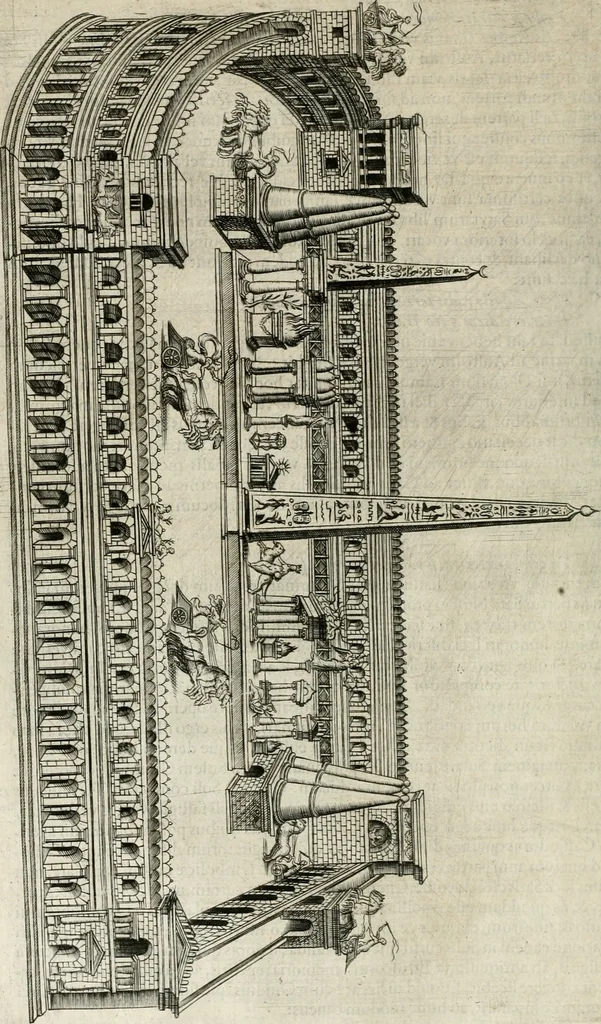 An illustration from Opera Ioan. Goropii Becani, hactenus in lucum non edita: nempe, Hermathena, Heiroglyphica, Vertumnus, Gallica, Francica, Hispanica, 1580, leaf 329