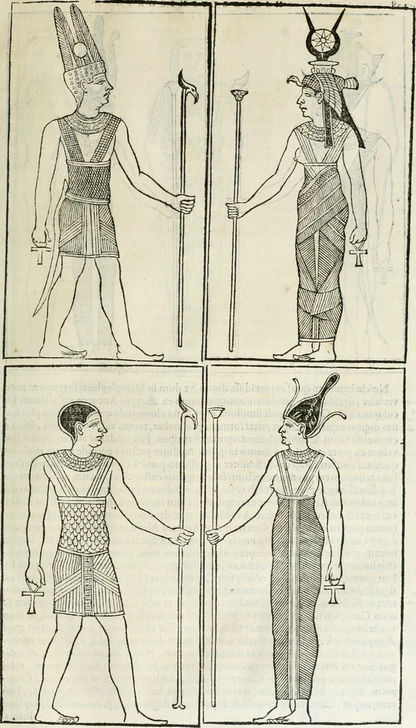 An illustration from Opera Ioan. Goropii Becani, hactenus in lucum non edita: nempe, Hermathena, Heiroglyphica, Vertumnus, Gallica, Francica, Hispanica, 1580, leaf 398