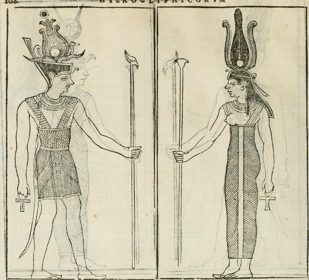An illustration from Opera Ioan. Goropii Becani, hactenus in lucum non edita: nempe, Hermathena, Heiroglyphica, Vertumnus, Gallica, Francica, Hispanica, 1580, leaf 399