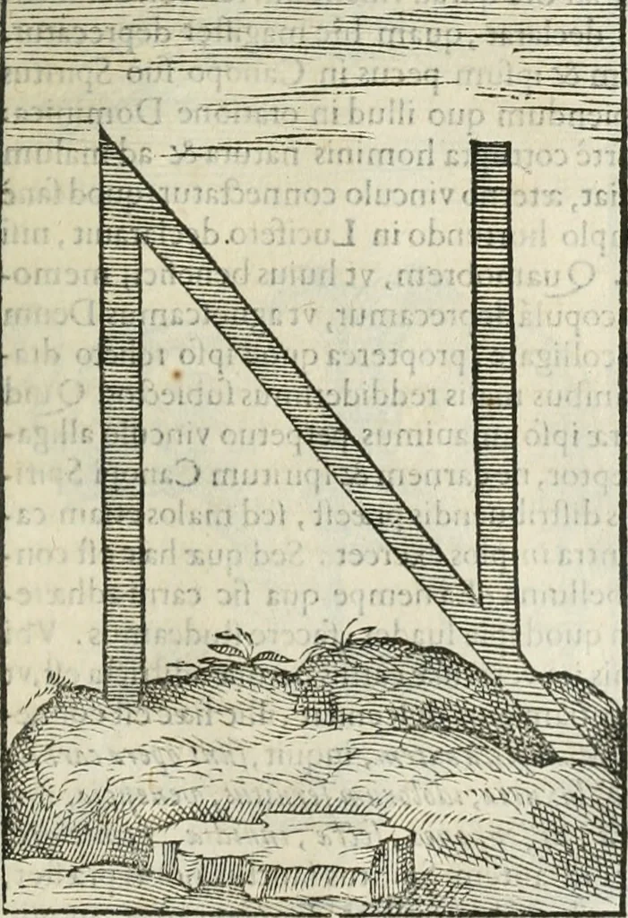 An illustration from Opera Ioan. Goropii Becani, hactenus in lucum non edita: nempe, Hermathena, Heiroglyphica, Vertumnus, Gallica, Francica, Hispanica, 1580, leaf 504