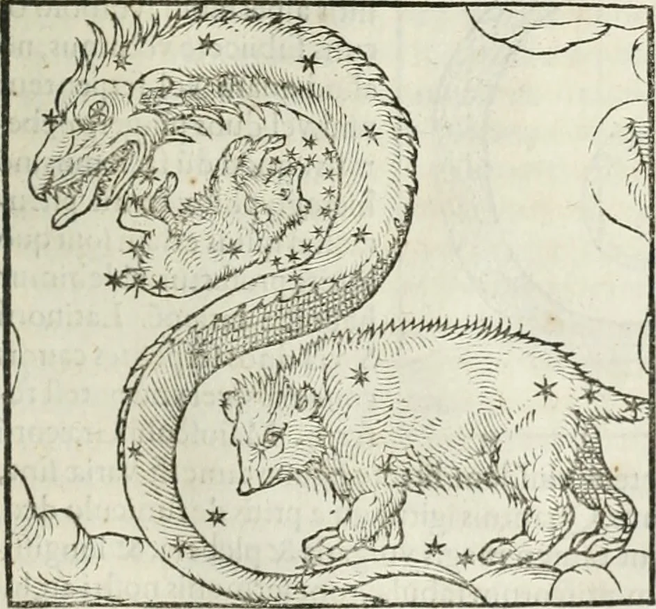 An illustration from Opera Ioan. Goropii Becani, hactenus in lucum non edita: nempe, Hermathena, Heiroglyphica, Vertumnus, Gallica, Francica, Hispanica, 1580, leaf 508